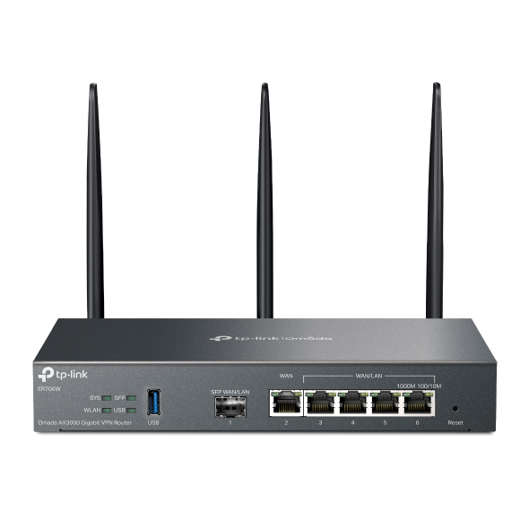 TP-Link Omada ER706W Wi-Fi 6 Gigabit VPN Router